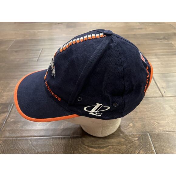 Vintage 90s Logo Athletic Mens Pro Line NFL Denver Broncos Strapback Hat Cap - Picture 4 of 9